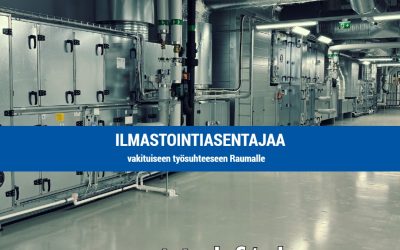 Etsimme ilmastointiasentajaa Raumalle